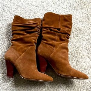 Aldo Suede Mid-Calf Slouchy Boots